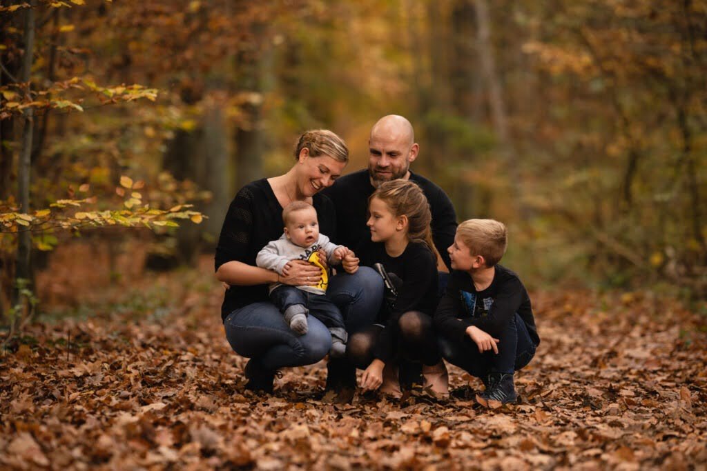 Familienbilder im Herbst